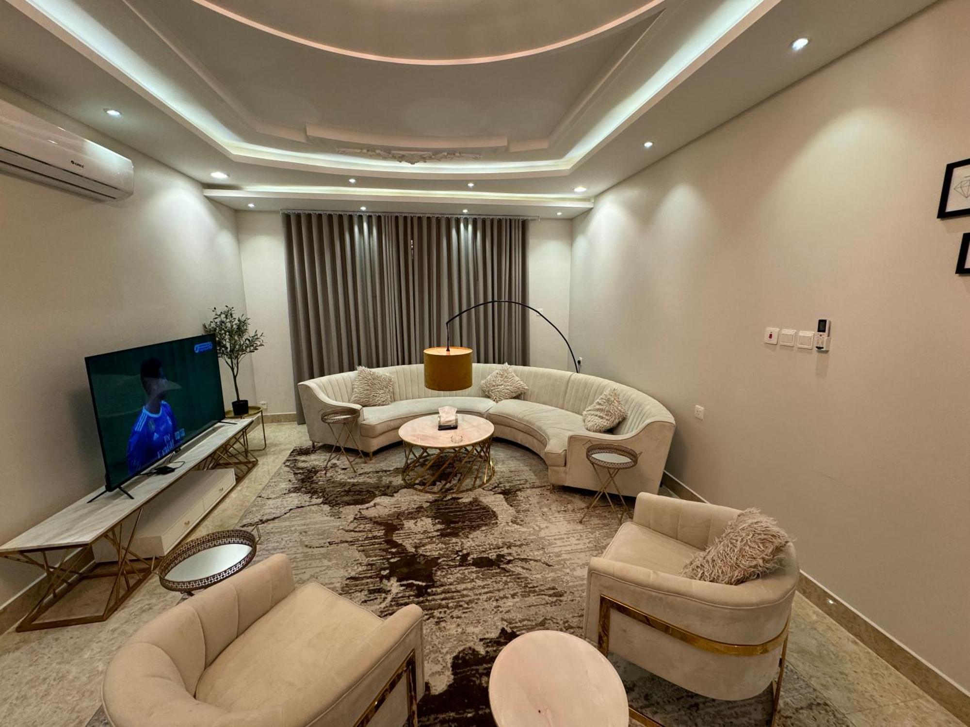 فاخرة غرفتين وصالة النرجس ١٩ Appartement Riyad